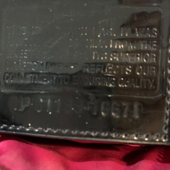 Coach Poppy Liquid Gloss Groovy Black Tote - Picture 5 of 10